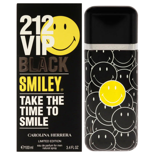 Carolina Herrera 212 Vip Black Smiley 3.4 Edp M