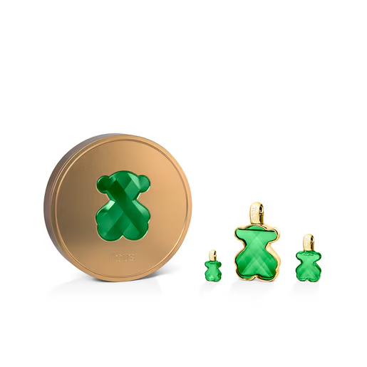 Tous Set LoveMe The Emerald Elixir Parfum 3pc 3.0 Edp L