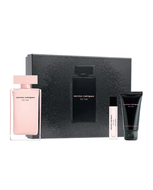 Narciso Rodriguez Set For Her 3Pcs 3.4 Edp L