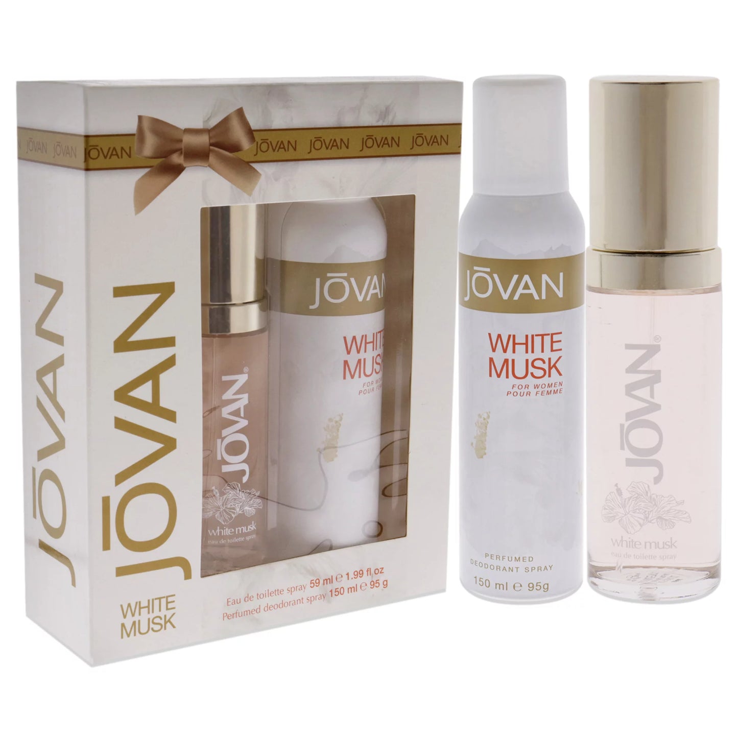 Jovan Musk Set White Musk 2pcs 1.9 Edt L