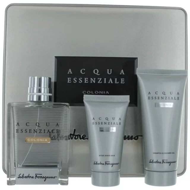 Salvatore Ferragamo Set 3 pcs Acqua Essenziale Cologne 3.4 edt M