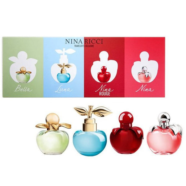 Nina Ricci Mini Set 4pc 4ml Edt L (Nina Rouge) – Best Perfumes Miami