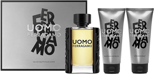 Salvatore Ferragamo Set Uomo 3pcs 3.4 Edt M – Best Perfumes Miami