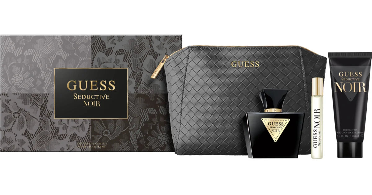 Guess Set Seductive Noir 4pc 2.5 Edt L