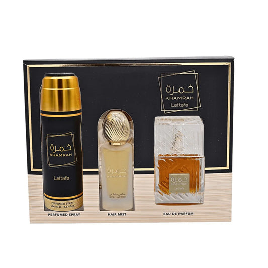 Lattafa Set Khamrah 3pc 3.4 Edp U
