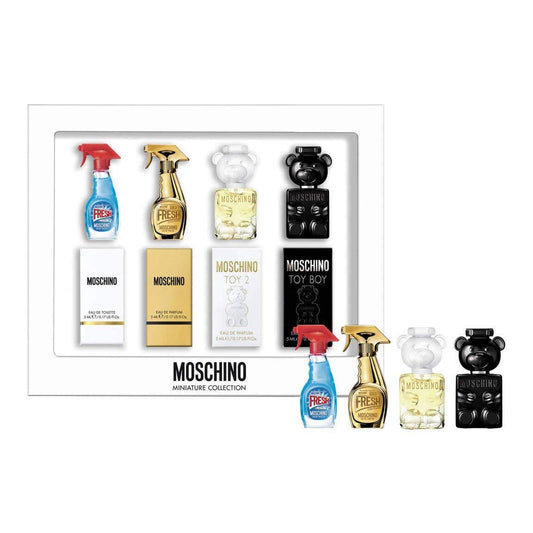 Moschino Set Mini 4pc 5ml U Fresh Edt, Fresh Gold Edp, Toy 2 Edp, Toy Boy Edp