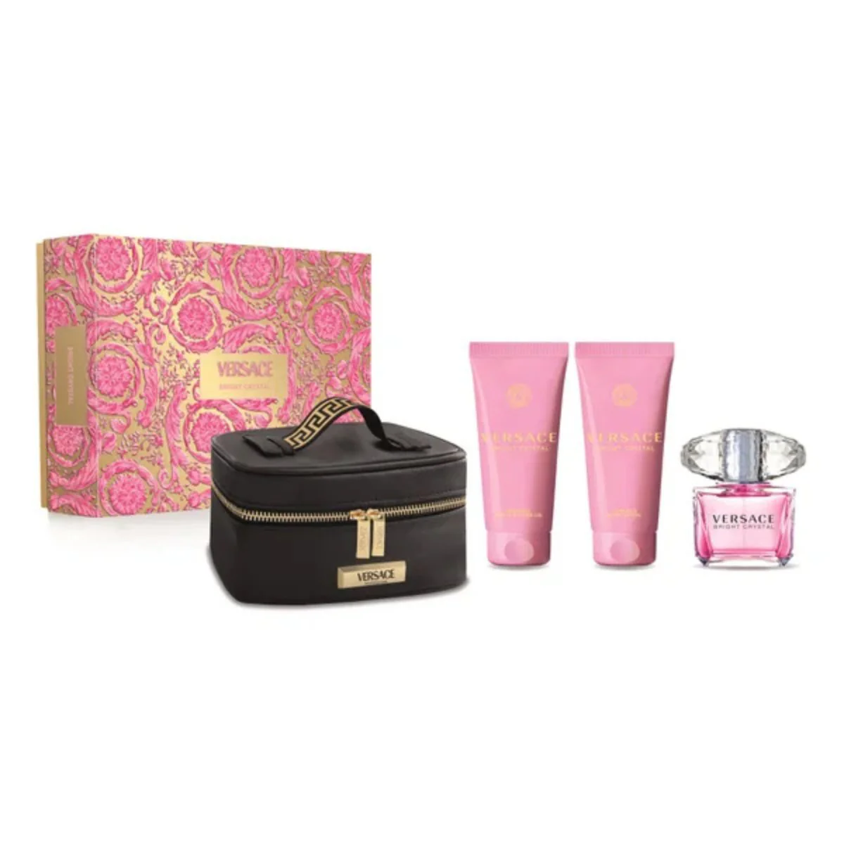 Versace Set Bright Crystal 4pc 3.4 Edt L