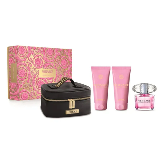Versace Set Bright Crystal 4pc 3.4 Edt L